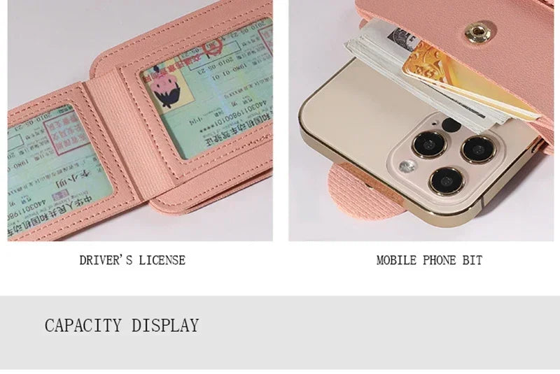Leisure Fashion Cellphone Bag Screen-touch Design Crossbody Shoulder