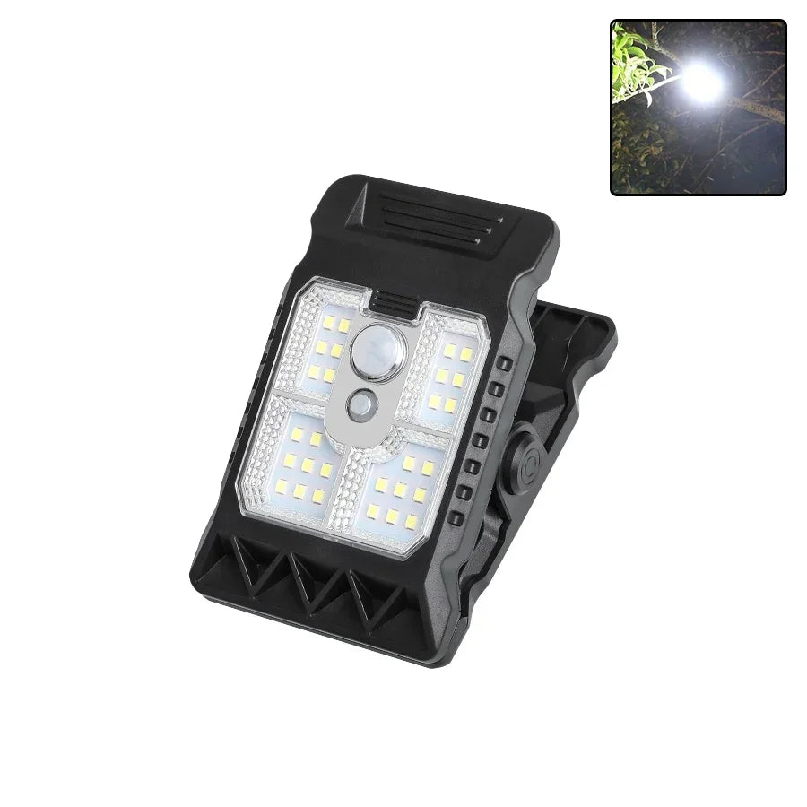 Solar Clip-On Motion Sensor LED Light | 3 Modes, IP65