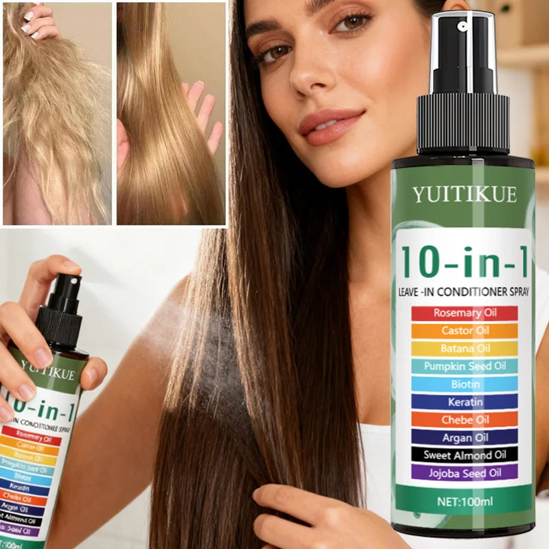 YUITIKUE 10-in-1 Leave-In Hair Treatment – Rosemary & Argan Oil Leave-In Hair Treatment Zpaxo Default Title