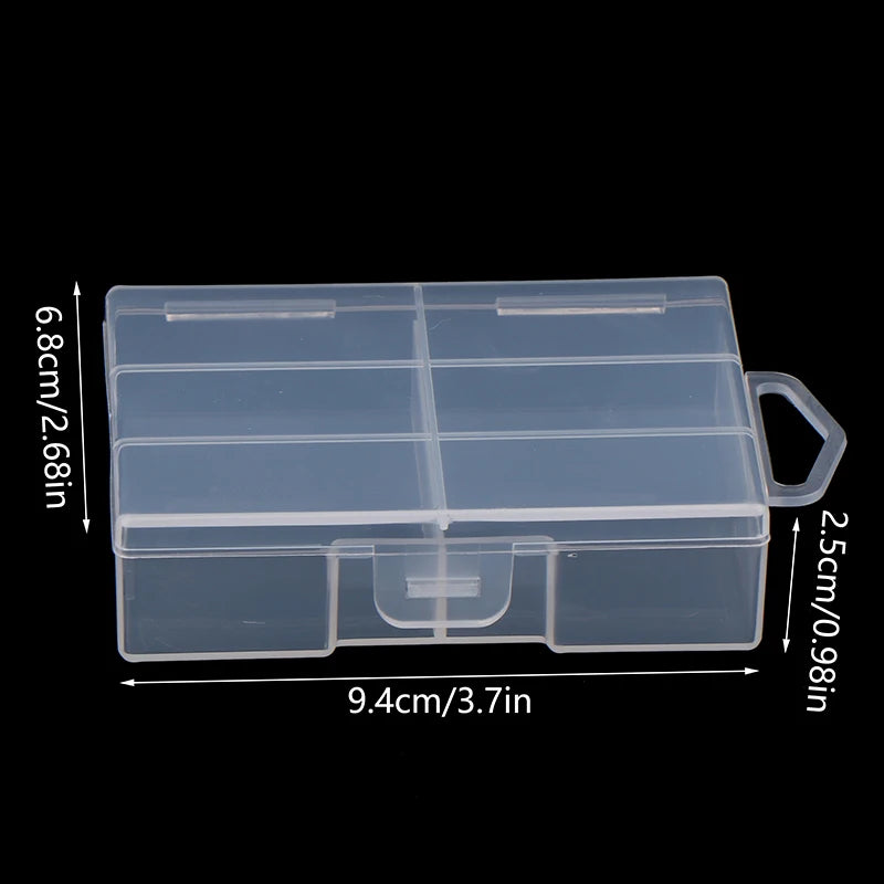 Battery Organizer Plastic Material 18650 Batteries Comes Clear Zpaxo