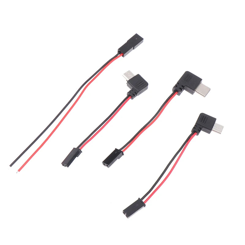 TG1 Motorcycle Interface USB-Micro C 90 Degree Male+JST Plug USB JST