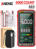 ANENG 683 Rechargeable Smart Touch Digital Multimeter 6000 Counts AC