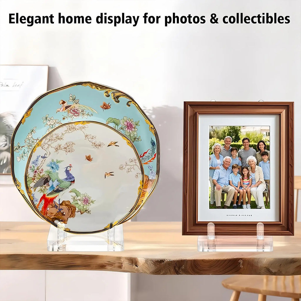 Acrylic Book Stand Clear Adjustable Decorative Picture Frame Holder