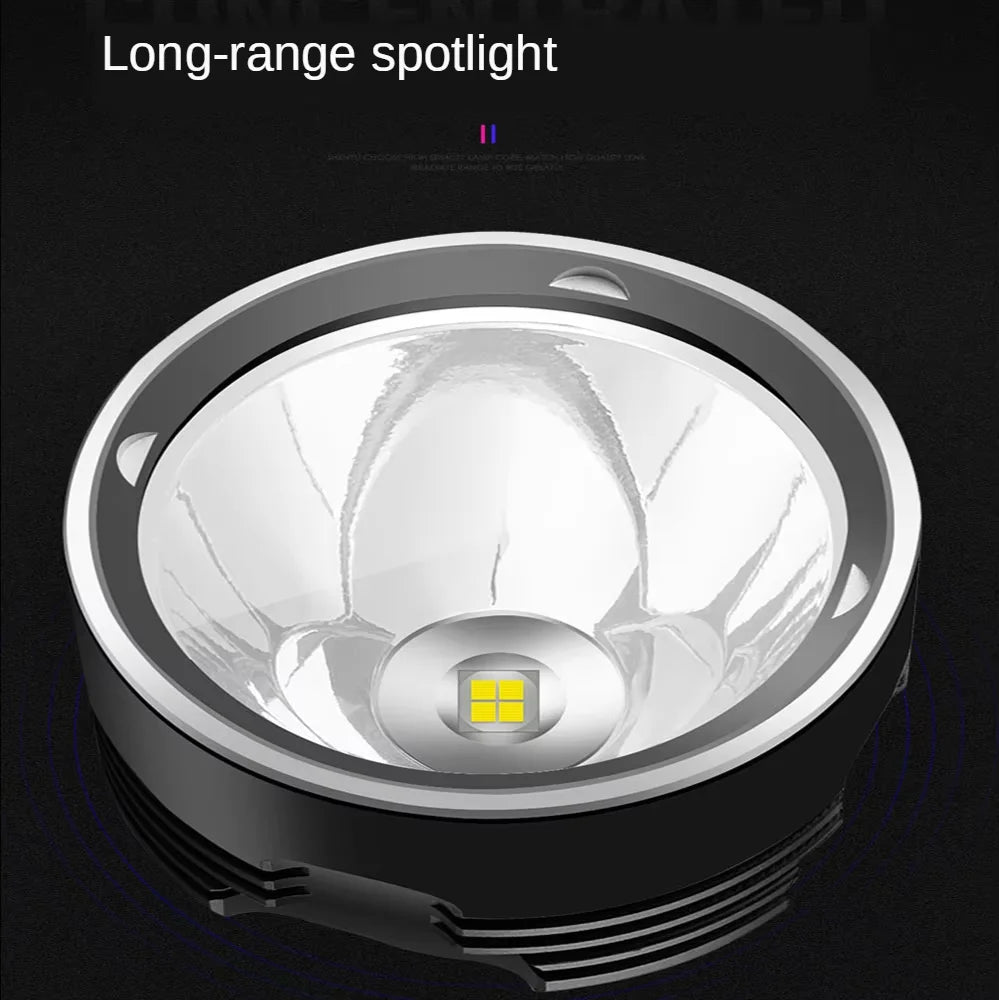 POCKETMAN P70 LED Tactical Flashlight – USB Rechargeable Torch