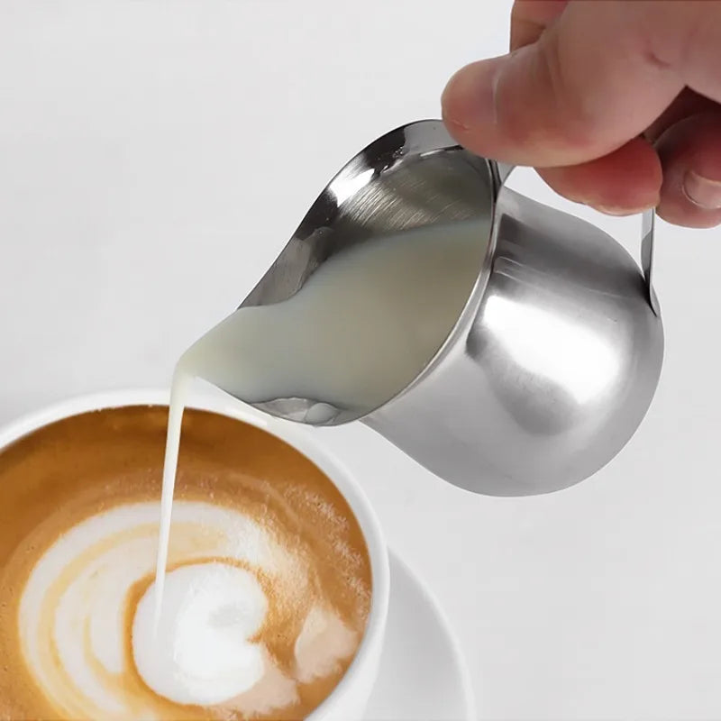 Stainless Steel Milk Frothing Pitcher – Latte Art Espresso Cup Milk Frothing Pitcher Zpaxo