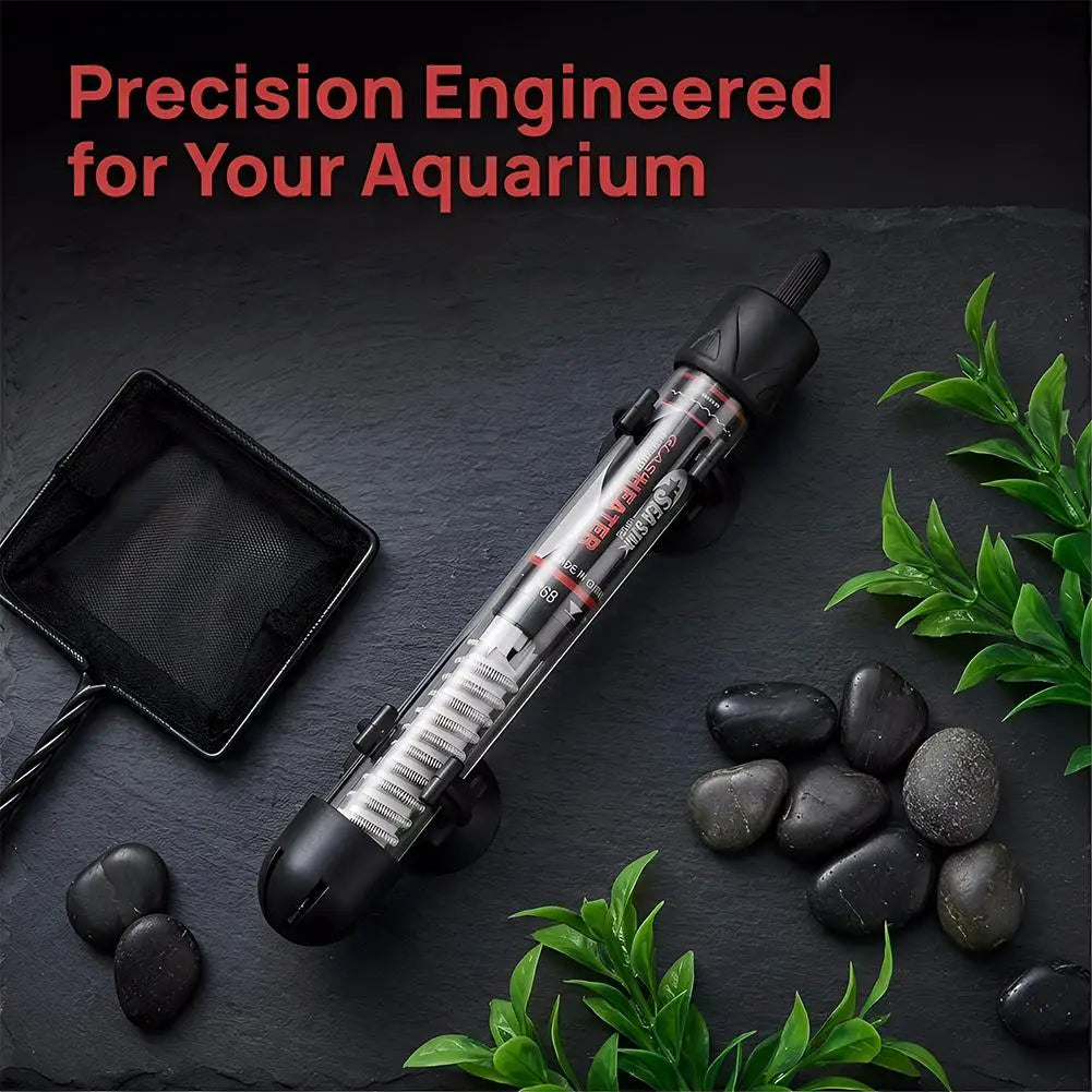 Submersible Aquarium Heater 25W–300W | Fish Tank Heating Rod Aquarium Heater Zpaxo