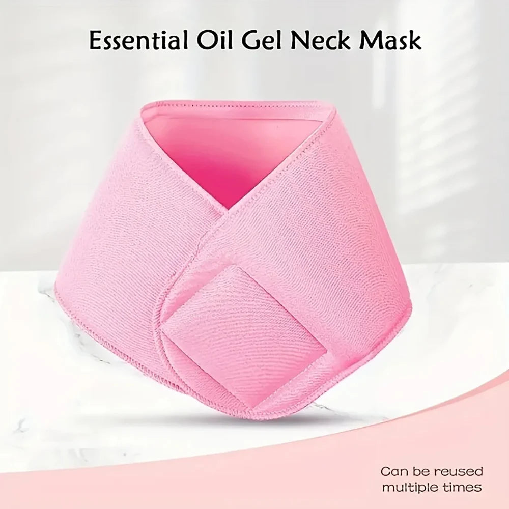 Silicone Nursing Neck Pad Strap Tightening Reusable Gel Spa Mask Zpaxo