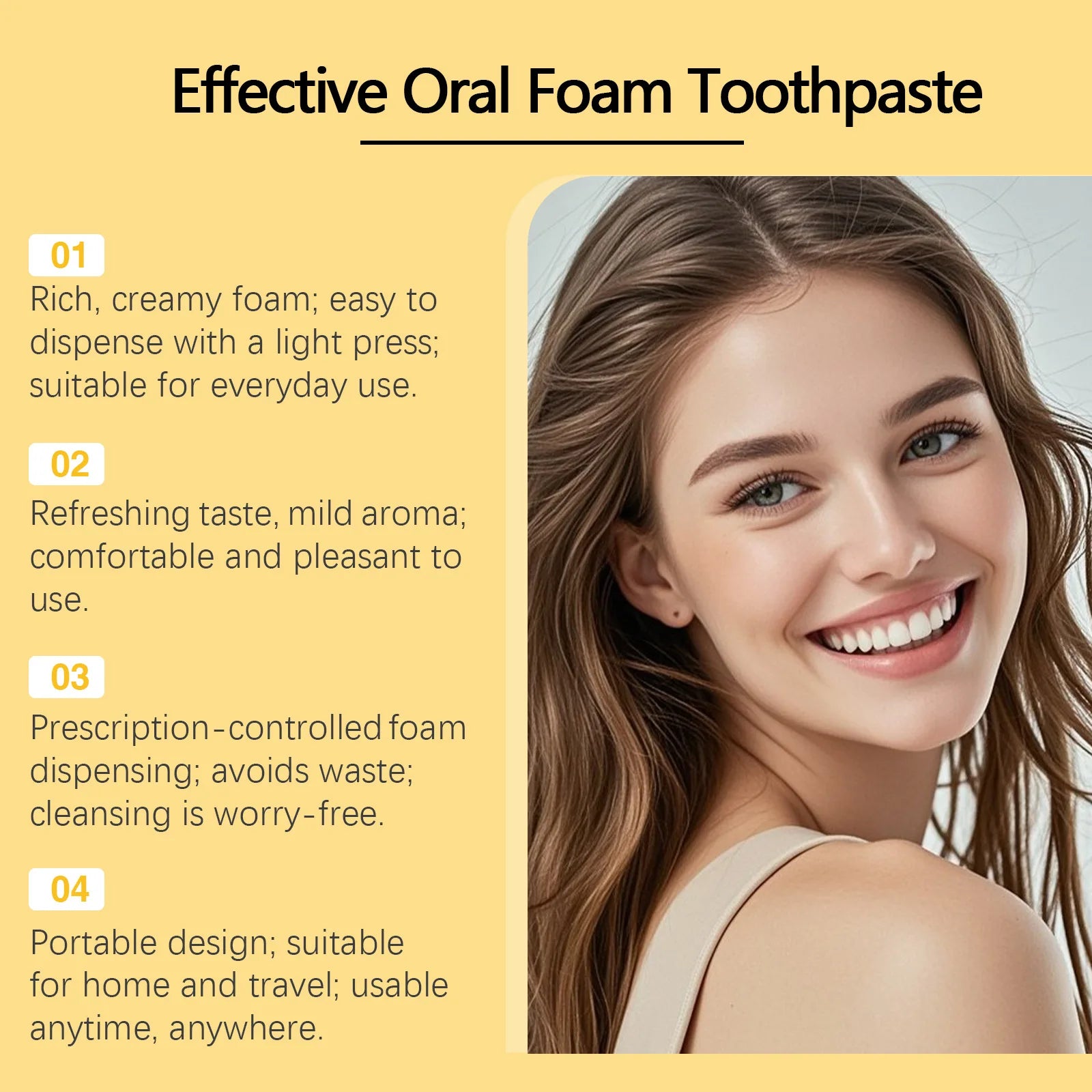 Teeth Cleaning Mousse – Fresh Breath, Brightening & Gum Care Oral Care Mousse Zpaxo