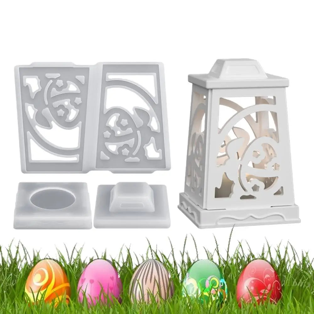 Easter Silicone Resin Molds Heat Resistant Reusable Casting Moulds Easter Tea Light Candle Holder Silicone Molds For Wax Plaster Zpaxo B China Mainland