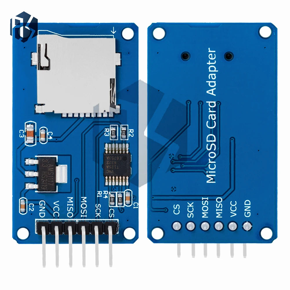 1PCS/5PCS Micro SD/TF Card Reader Module: SPI Interface with Level Shifter Chip for Arduino Compatible Zpaxo