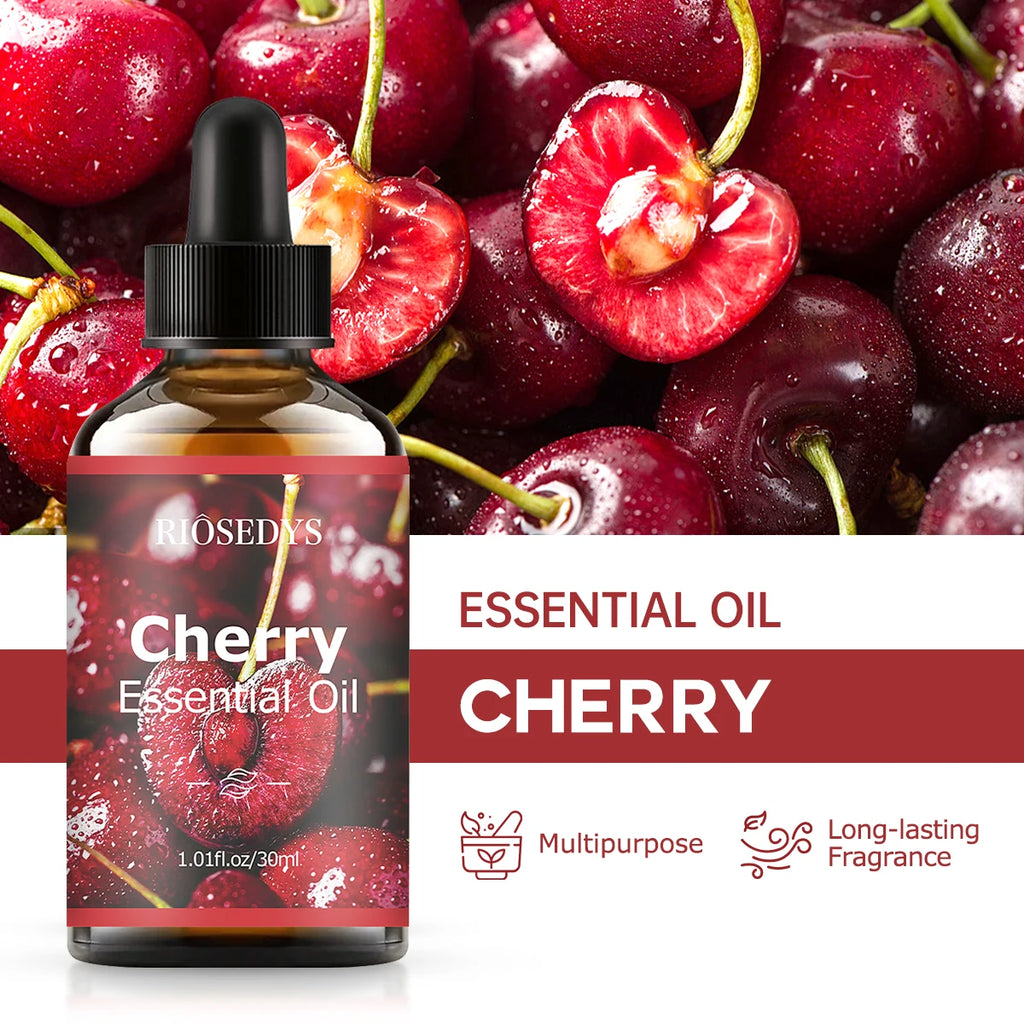 CHERRY Essential Oil Natural Fragrance Suitable Body Massage Zpaxo