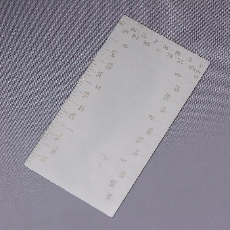 1/2Pcs Portable Square Edge Ruler Stainless Steel Marking Tool Woodworker Edge Rules Durable Pocket Ruler Zpaxo 1pc