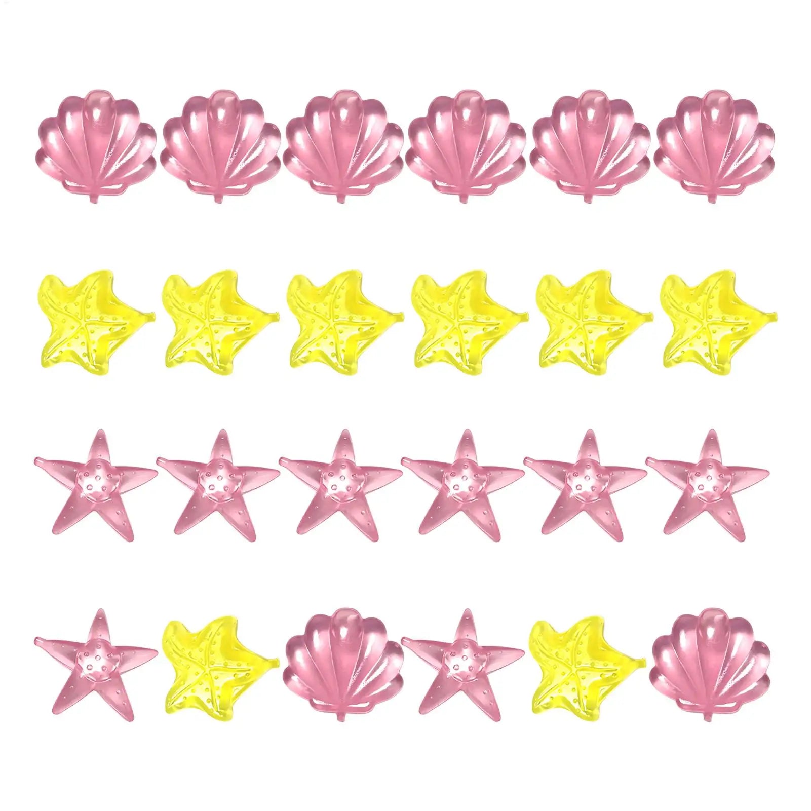 24Pcs Reusable Ice Cube Summer Colorful Outdoor Cute Star Shaped Cooling Ice Cube Mold Home Bar Whiskey Bubble Beverage Tool Zpaxo