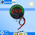 3-14S Li-ion Battery Voltmeter DC 7-55V LED Display Voltage Level Zpaxo Default Title