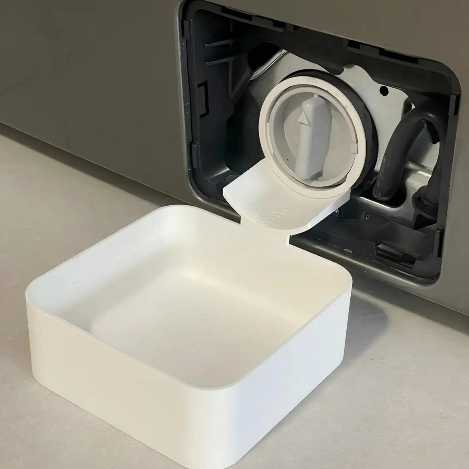 3D Printed Washer Drain Pan Anti Spill Leak Proof Universal Funnel