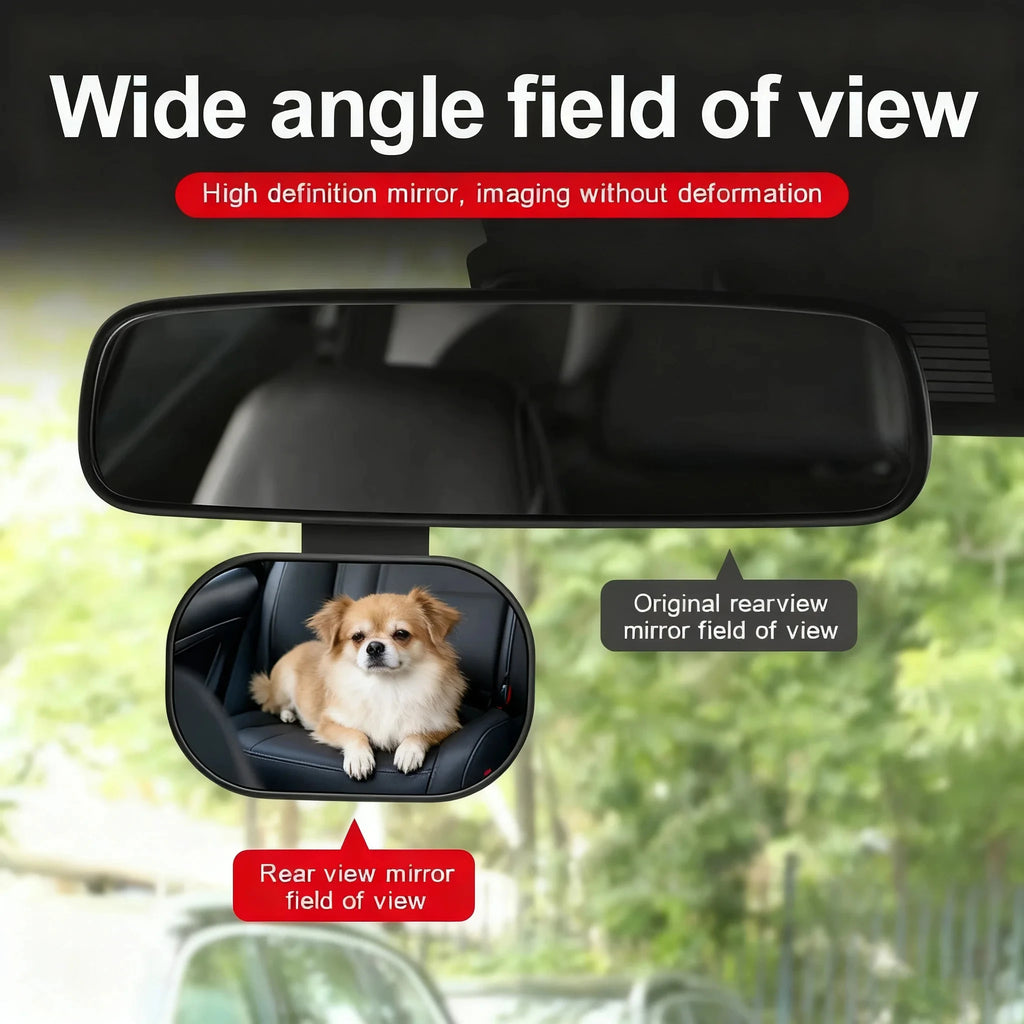 Car Rearview Mirror Wide View Safety Windshield Infant Seats Clear
