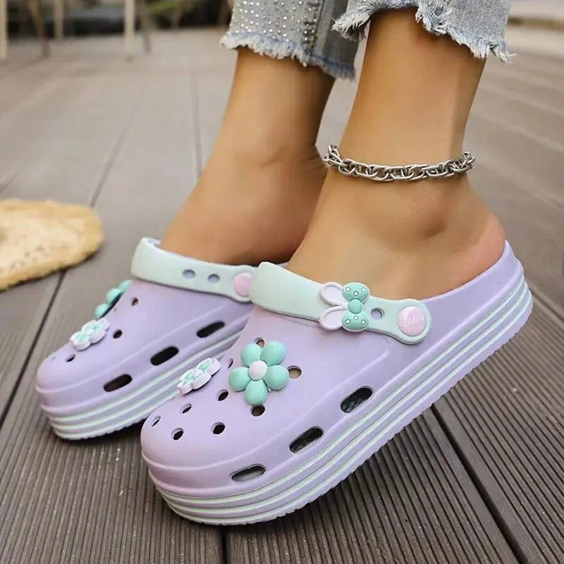 Fashion Sandals Waterproof Slippers Women Shoes Summer Outdoor Slides
