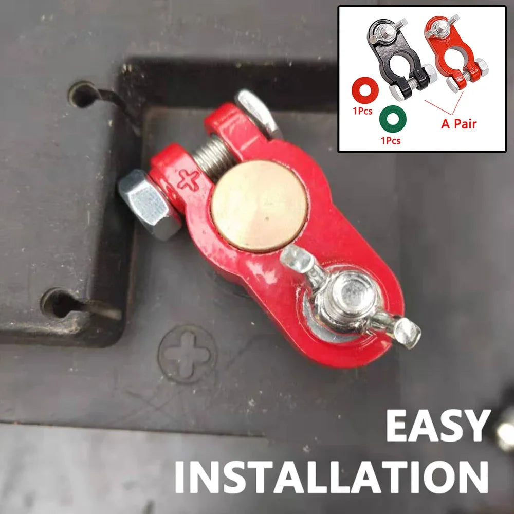 Quick Release Battery Terminal Connectors Positive Negative Cable Zpaxo