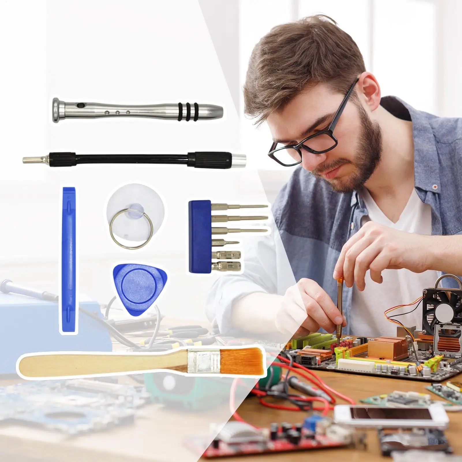 Game Console Disassembly 12 Portable Ergonomic Handle Screwdriver