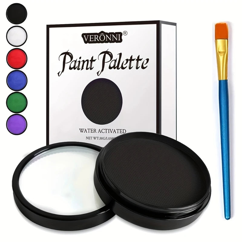 Water Activated Face Paint Body Painting Coloring Brush Halloween Zpaxo