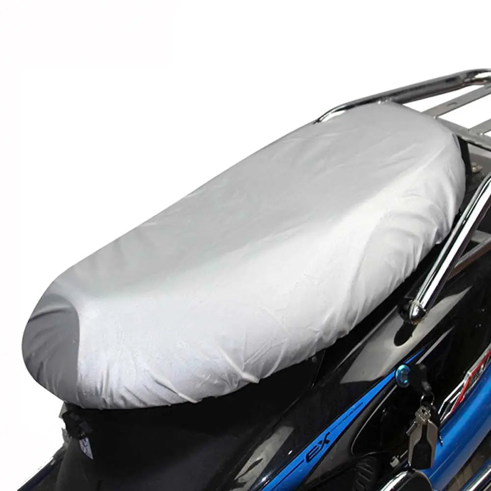 Black Motorcycle Accessories Rain Seat Cover Saddle Cushion Zpaxo