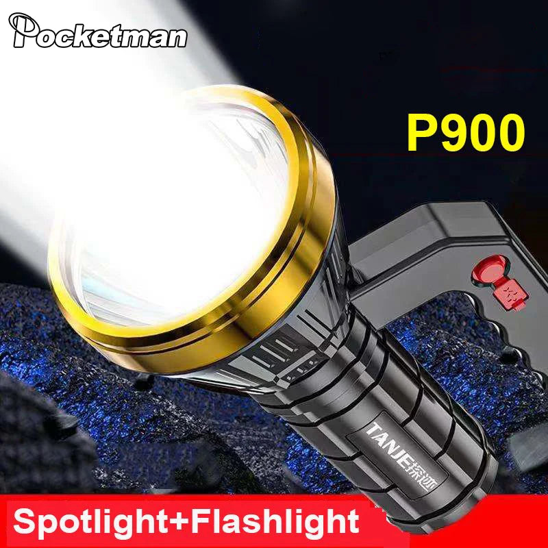 POCKETMAN 3800 Lumen Rechargeable LED Spotlight Flashlight