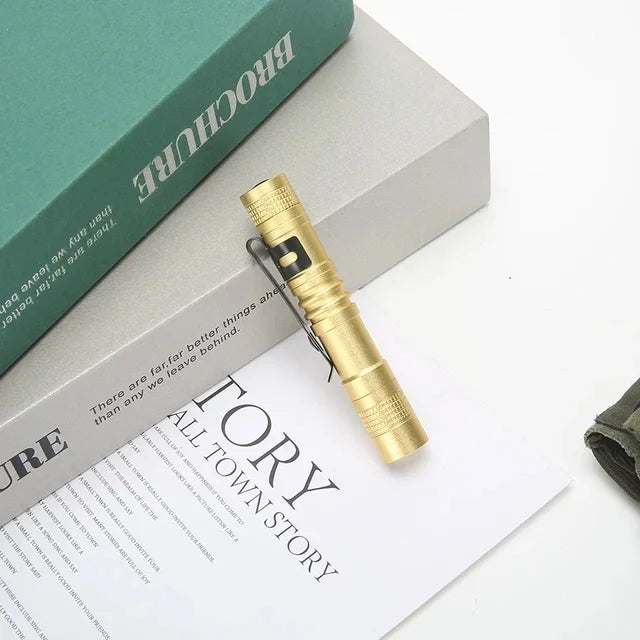 Mini LED Pen Light Flashlight 300LM – AAA Aluminum Torch