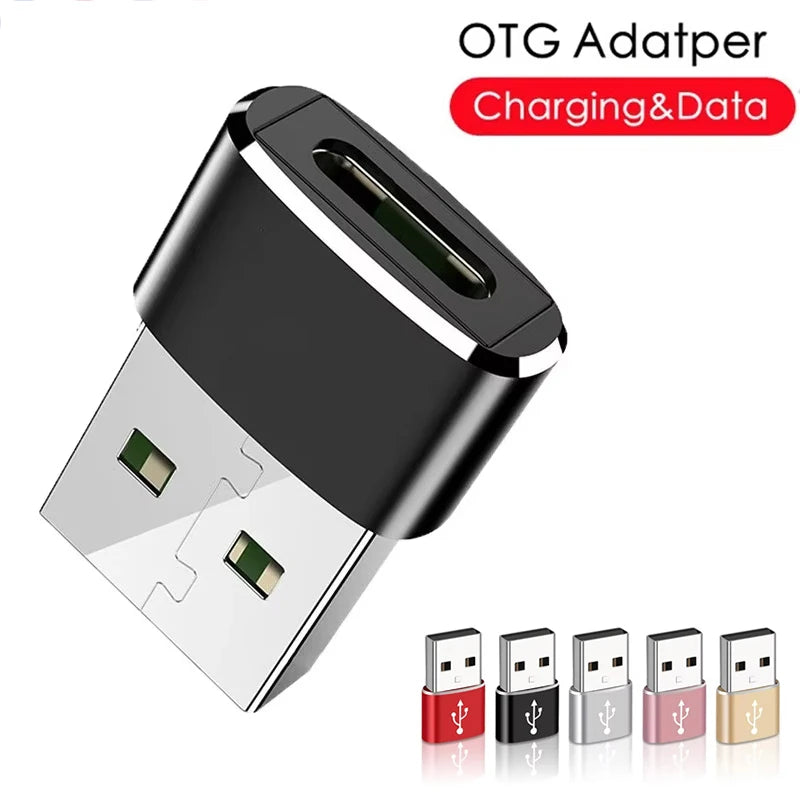 1- USB 2 0 C Adapter Female Male OTG Converter Macbook Iphone Xiaomi