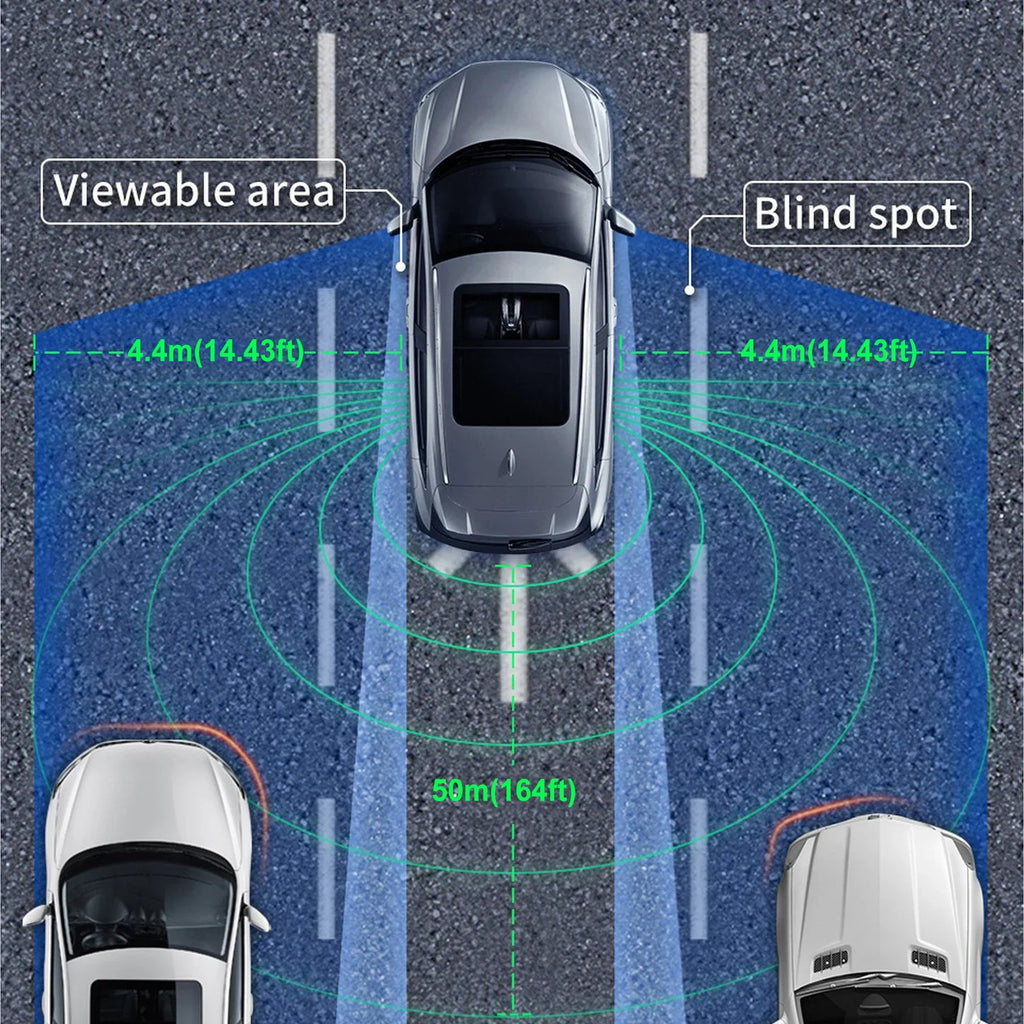 Car BSD Blind Spot Monitoring System 24GHz Microwave Radar Detection