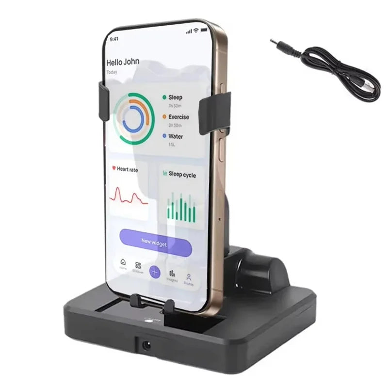 Pedometer Desk Wiggler Mobile Phone Stand Automatic Swing Shake
