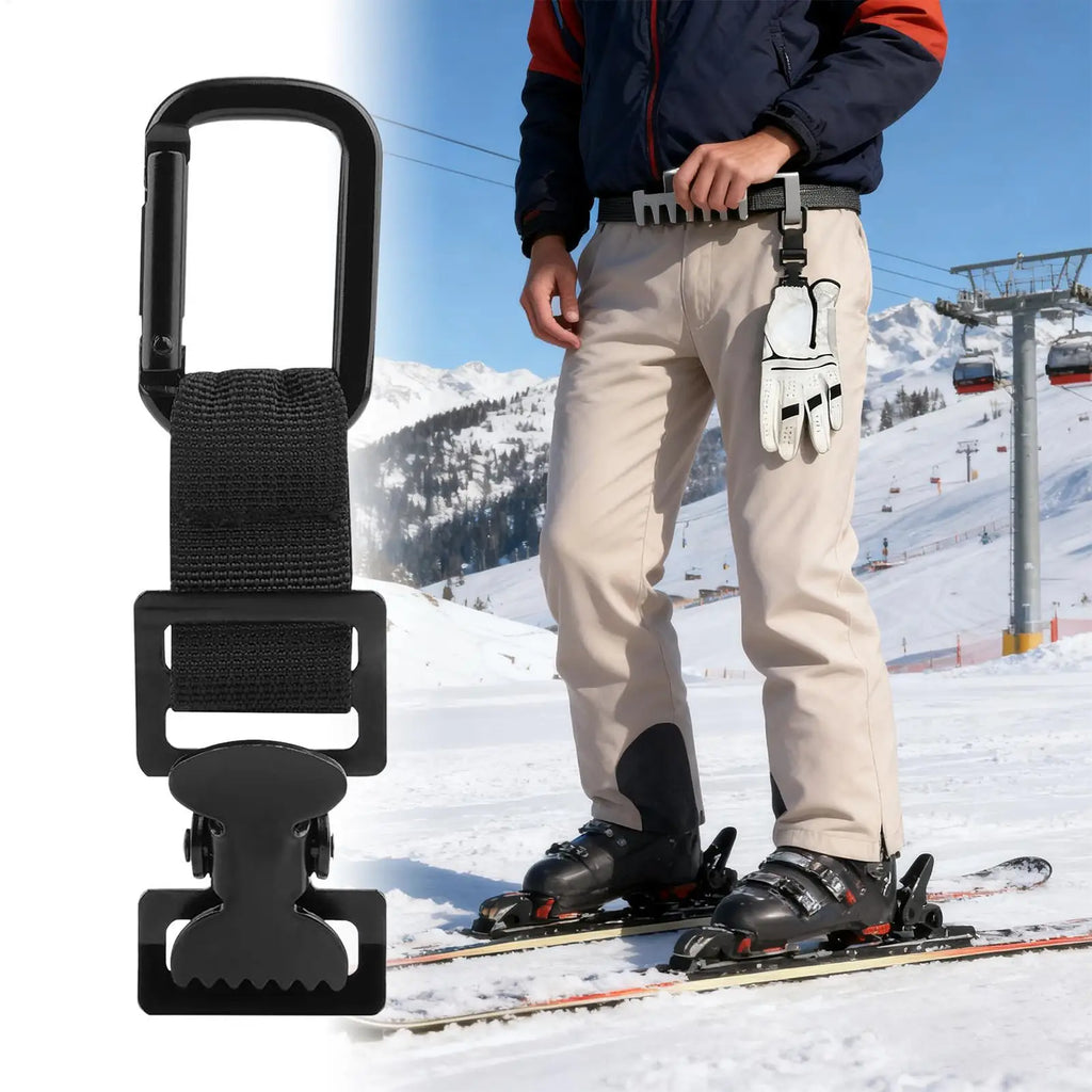 Glove Clips Firefighter Mitten Clamp Serrated Design Work Glove Holder for Towel Pant Belt Golf Firefighter Construction Skiing Zpaxo