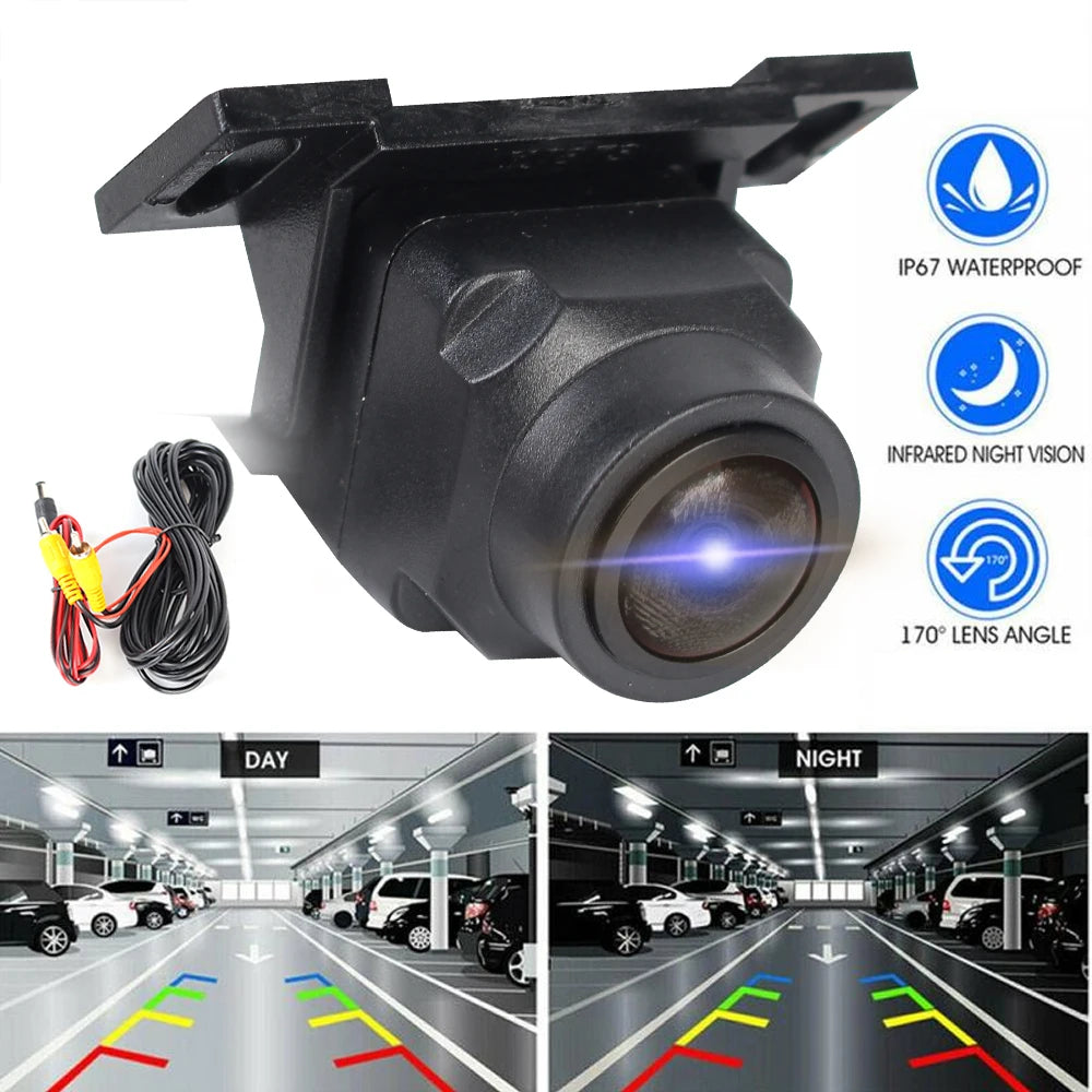CCD Car Camera Definition AHD Fisheye Lens 1280x1080P 170 Wide Angle