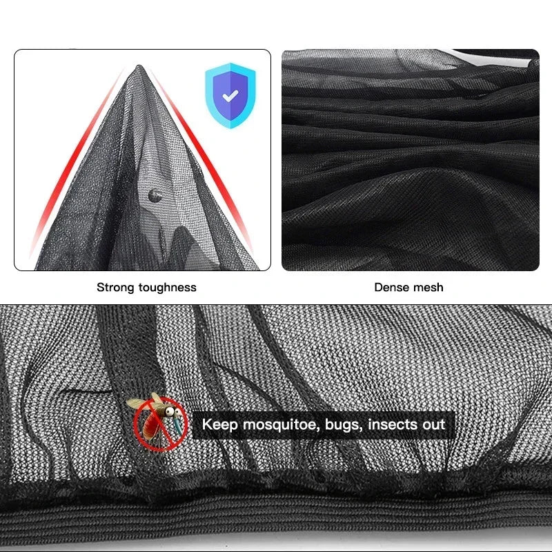 Car Side Window Sunshade – UV Mesh Curtain 2-Pack | SUV & Car