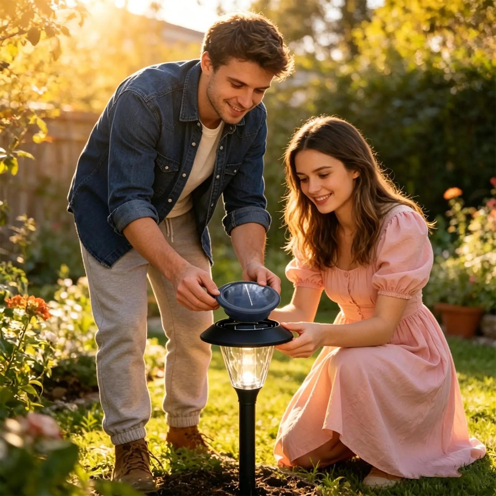 11cm Solar Light Replacement Top Waterproof Lamp Cover Outdoor Solar Light Lid for Garden Pathway Patio, Yard Porch Walkway Zpaxo