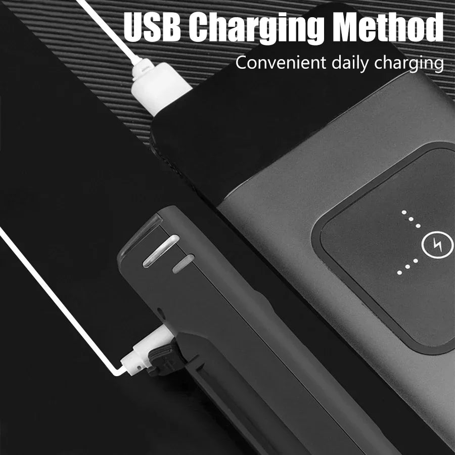 USB Rechargeable Bike Light Set – 1000LM LED Front & Taillight