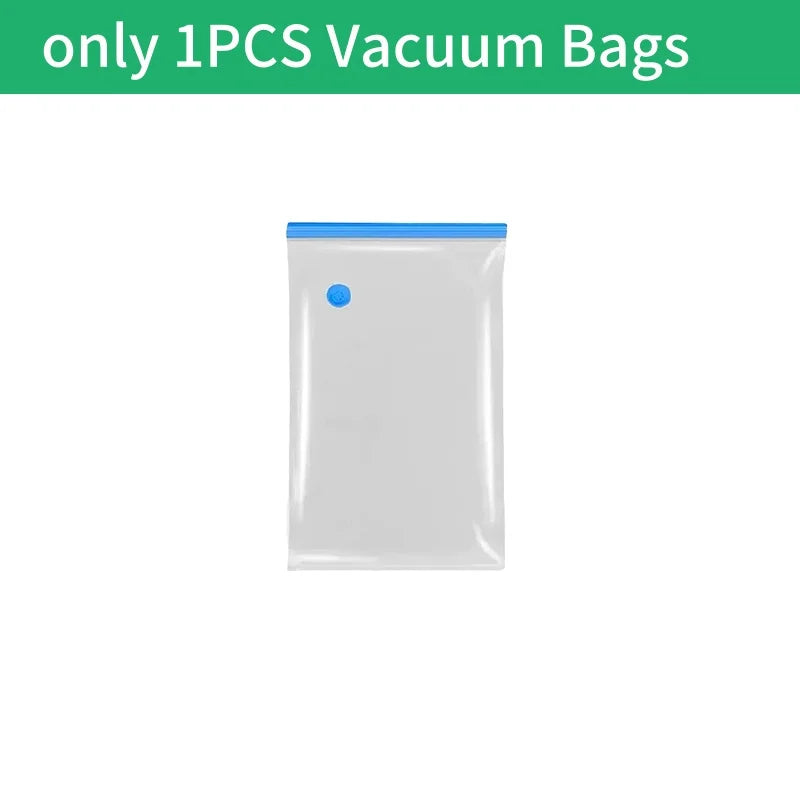 Large Capacity Vacuum Storage Bags for Clothes,Bedding,Space Saving Bags Storage Space Saver Compression Bags Vacuum Seal Packet Zpaxo only 1 pcs bags 50x70cm