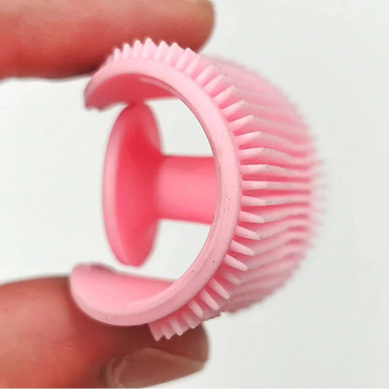 Soft Silicone Baby Shampoo Brush – Infant Scalp Massager