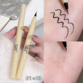 Black Liquid Eyeliner Pen Lasting Waterproof Sweatproof Eyeliner Lying Silkworm Pen Big Eyes Makeup Women Cosmetics Beauty Tools Zpaxo 01-03