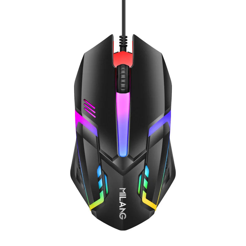 Gaming Mouse Wired M3 Colorful Glowing Electric Office Game USB Mice Zpaxo