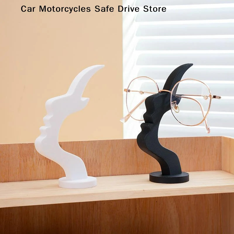 CM1Pc Human Side Face Interesting Simple Glasses Stand Bar Shape
