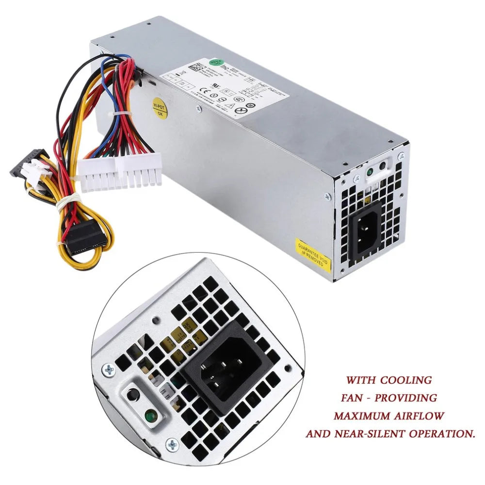 240W Desktop Power Supply Car Unit PSU Dell Optiplex H240ES-00