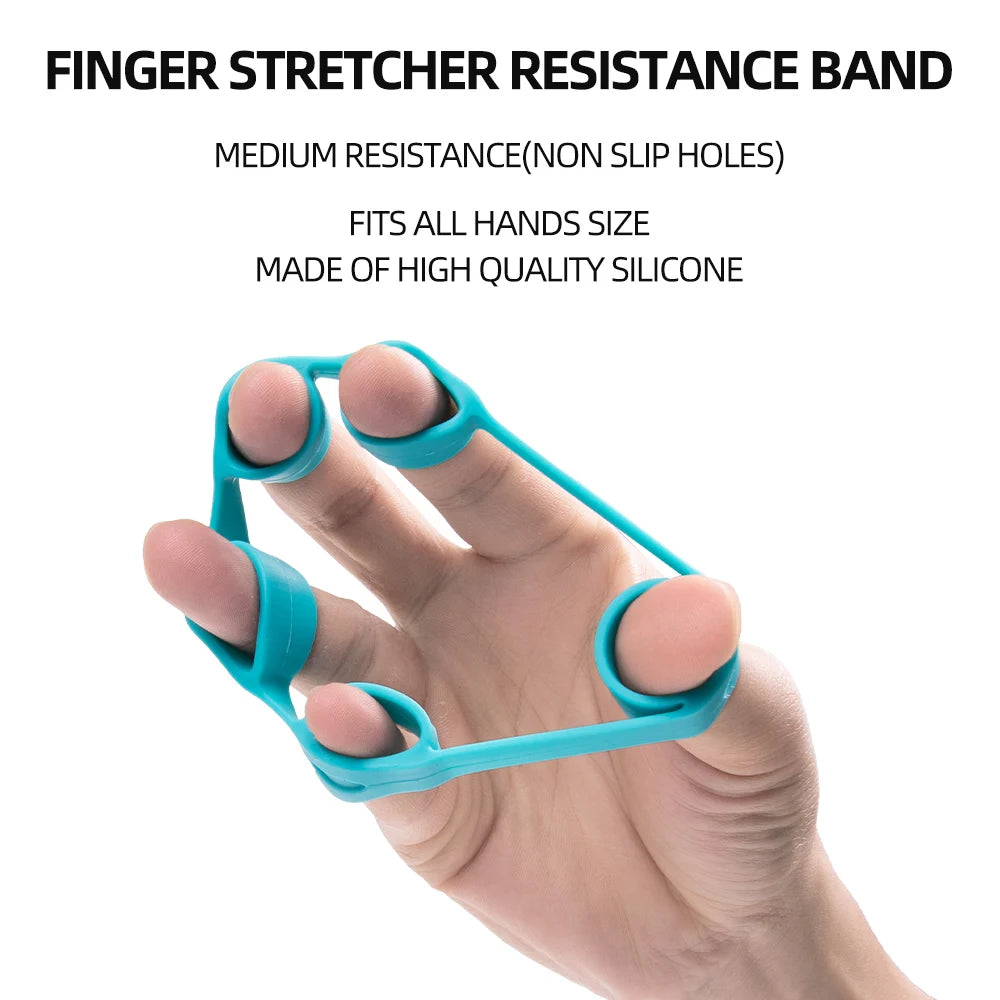 Hand Grip Gym Fitness Adjustable Count Set Finger Forearm Strength Muscle Recovery Gripper Exerciser Trainer Ball Decompression Zpaxo
