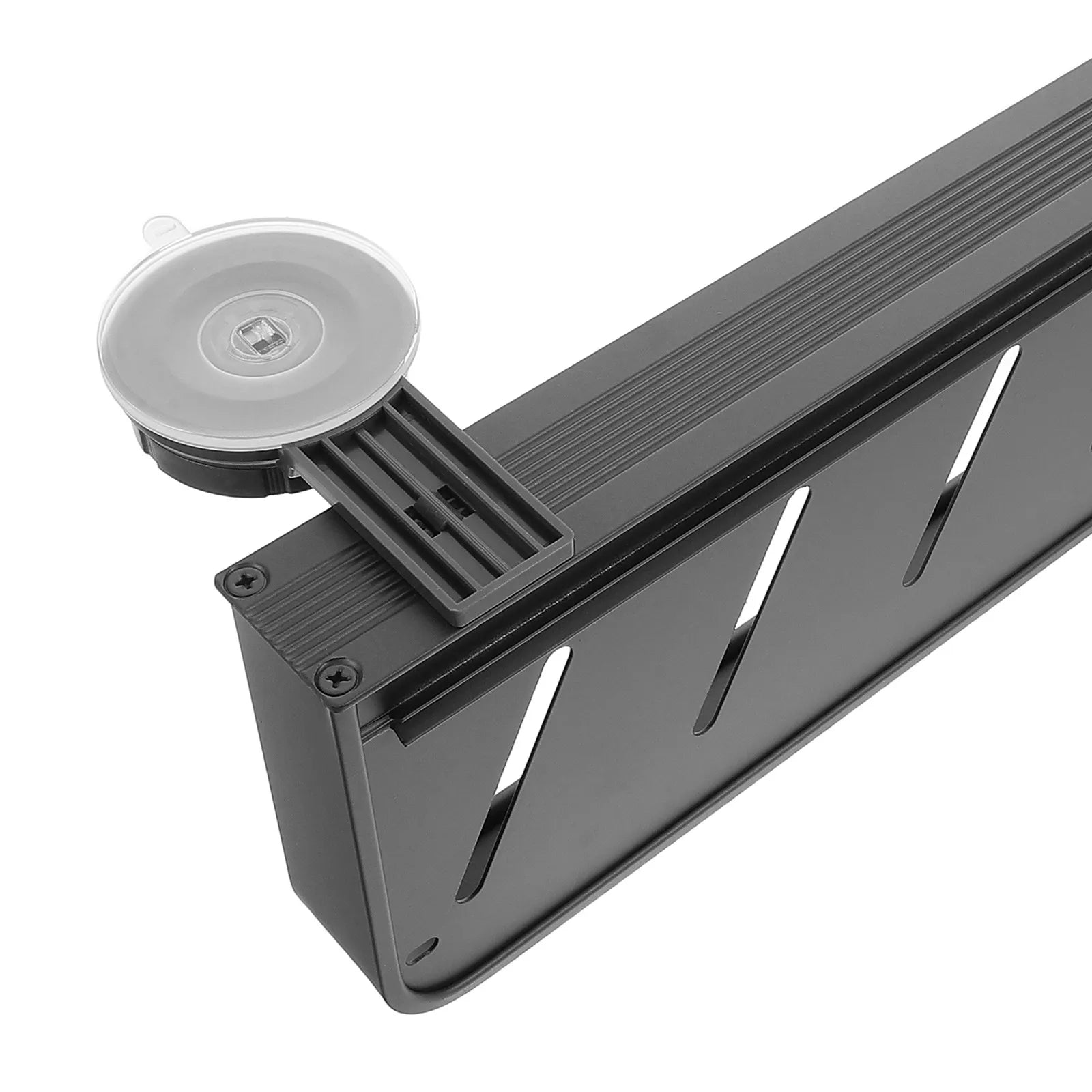 Suction Cup Bathroom Shelf Gray Wall Mounted Organizer Toiletries
