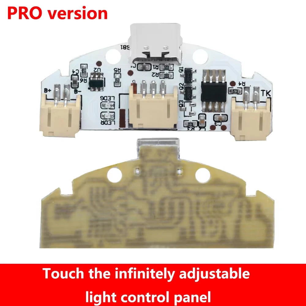 Type-c Touch Lamp Dimmer Module 3-Mode Stepless Dimming LED Zpaxo 1pcs pro speed touch