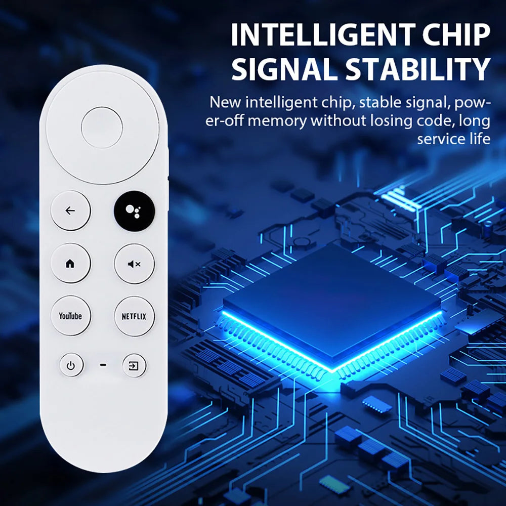 Voice Remote for Google Chromecast 4K Snow G9N9N Replacement Replacement Remote Control Zpaxo