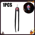 Indoor Eerie Glowing Long Hair Ghost Head Hanging Halloween