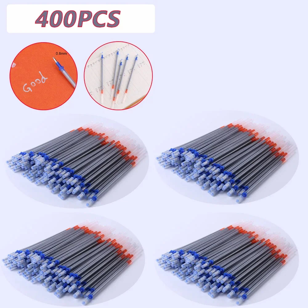 500-100pcs Mercury Refillable Pen Water Erasable Pens Fabric Leather Craft Refill Pen for Leather Embroidery Fabric Sewing Tools Zpaxo 400pcs