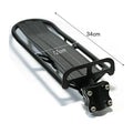 9KG Bicycle Luggage Carrier Bike Rack Aluminum Alloy Cargo Rear Rack Shelf Cycling Seatpost Bag Holder Stand MTB Install Tools 9 Zpaxo Black