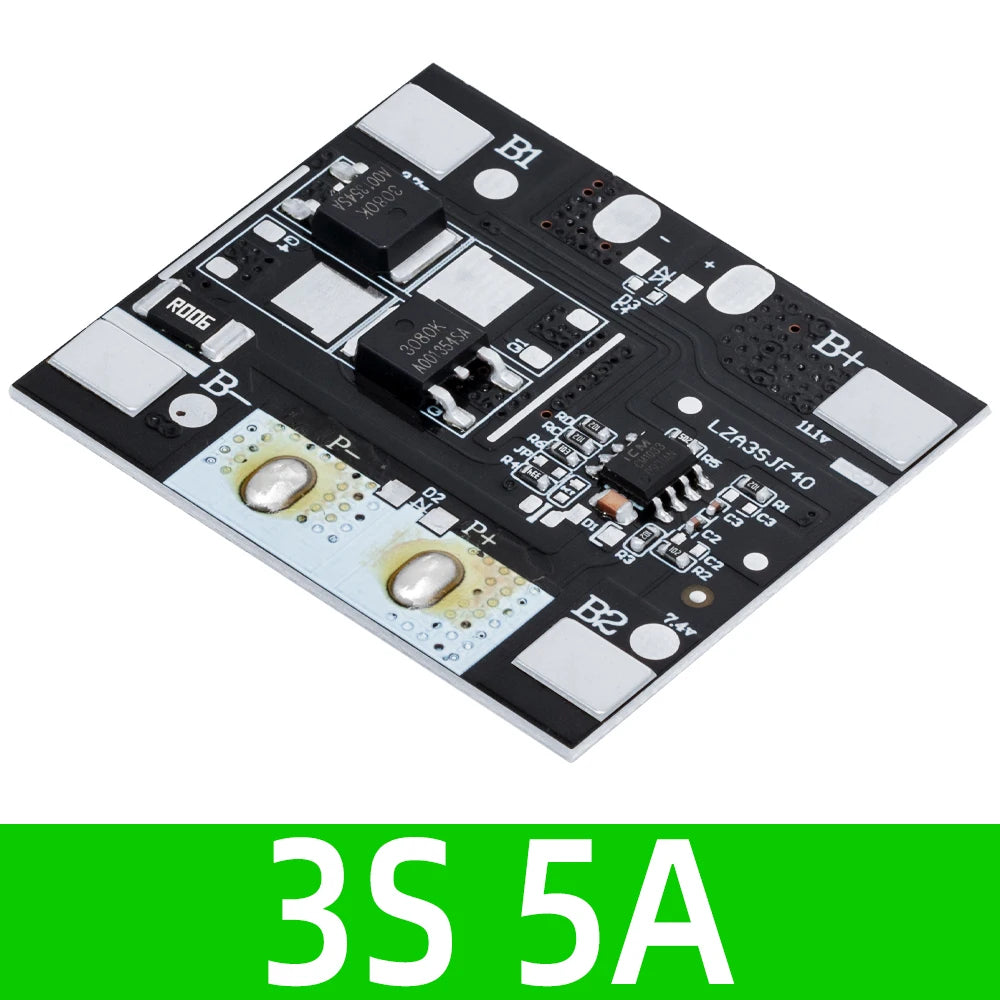 3S 11 1v BMS Battery 5A 10A PCM PCB Protection Board 4MOS 2MOS Power Zpaxo 3S 2MOS 5A