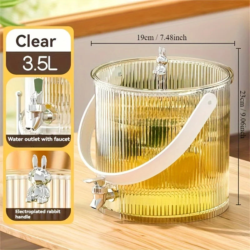 Household Large Capacity Plastic Cold Water Kettle Faucet Juice Zpaxo